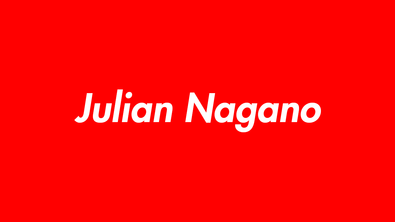 Julian Naganoのプロフィール